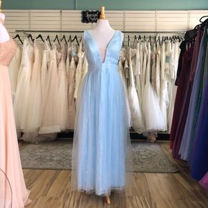 Baby Blue Lace Dress